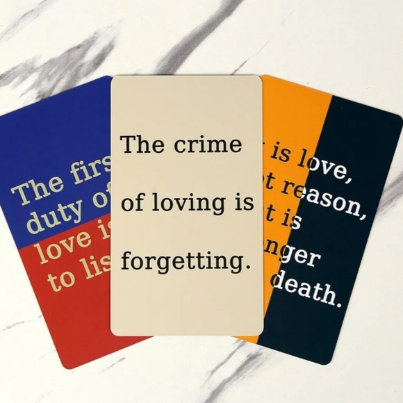 Love Messages Oracle Cards Bold Hue tok for Love Reading,54 Love Tarot - Picture 2 of 6